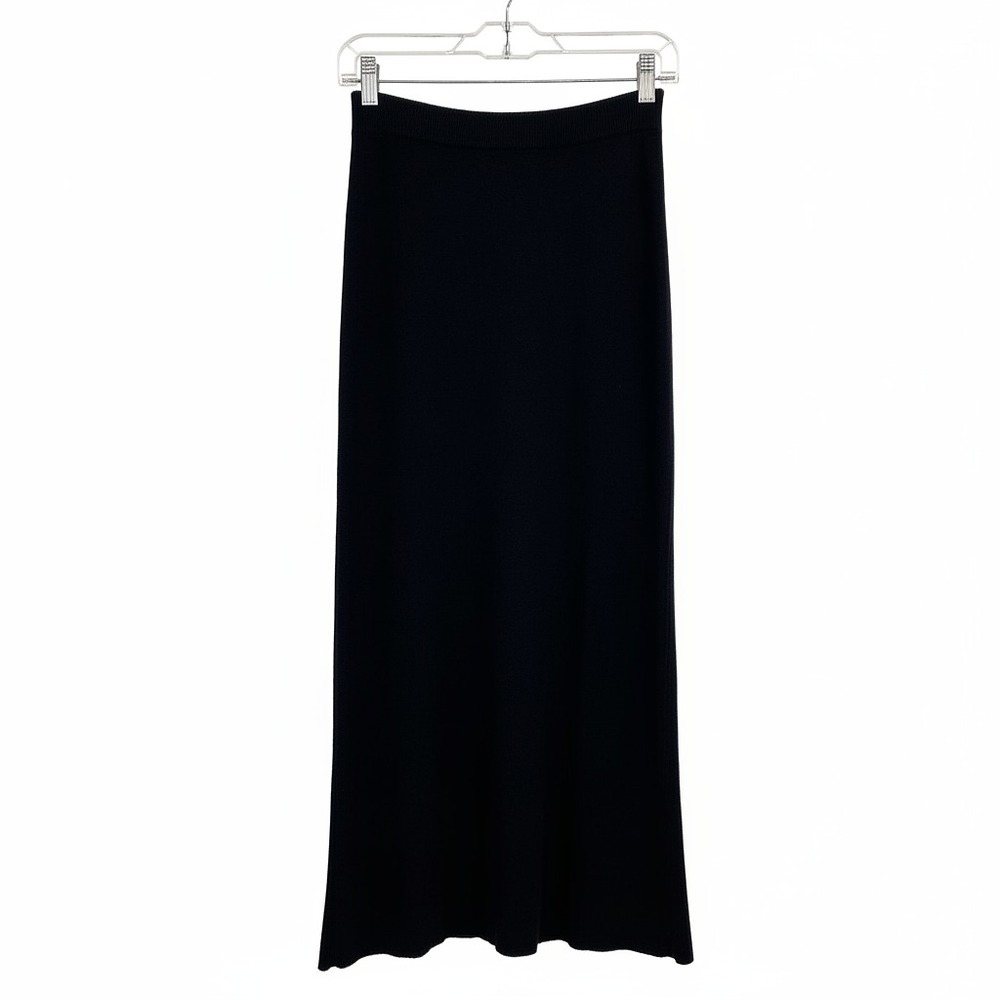 Eileen Fisher Black Maxi Wool Skirt | Women’s Size S Regular